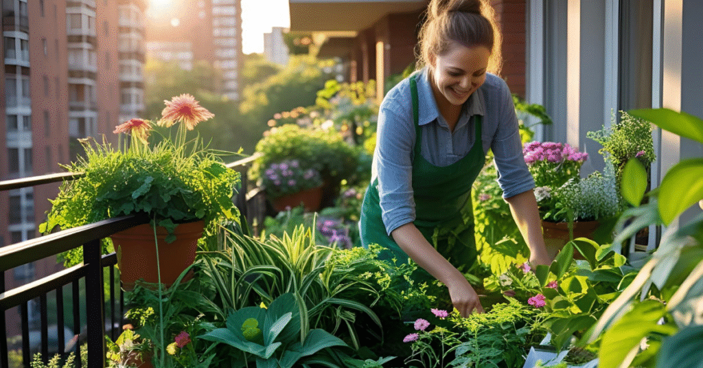 gardening on balconies in apartments
