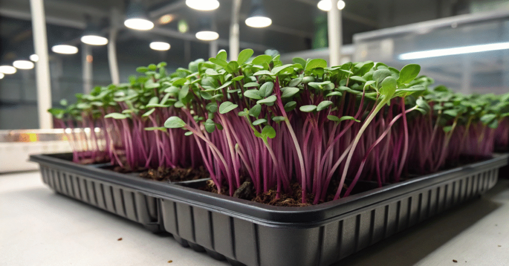 Growing Cabbage Microgreens